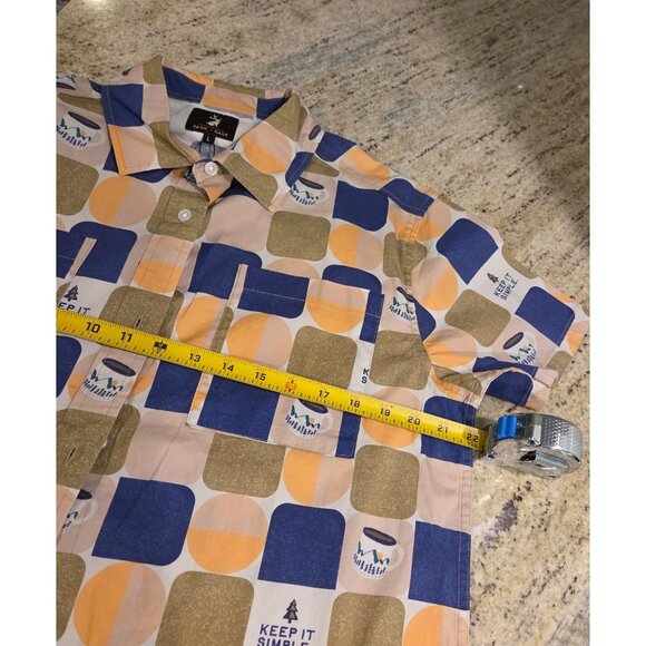 New! Jack & Sage Women’s L Retro Picnic Camp Shirt Keep It Simple Coffee Mug - Picture 3 of 14